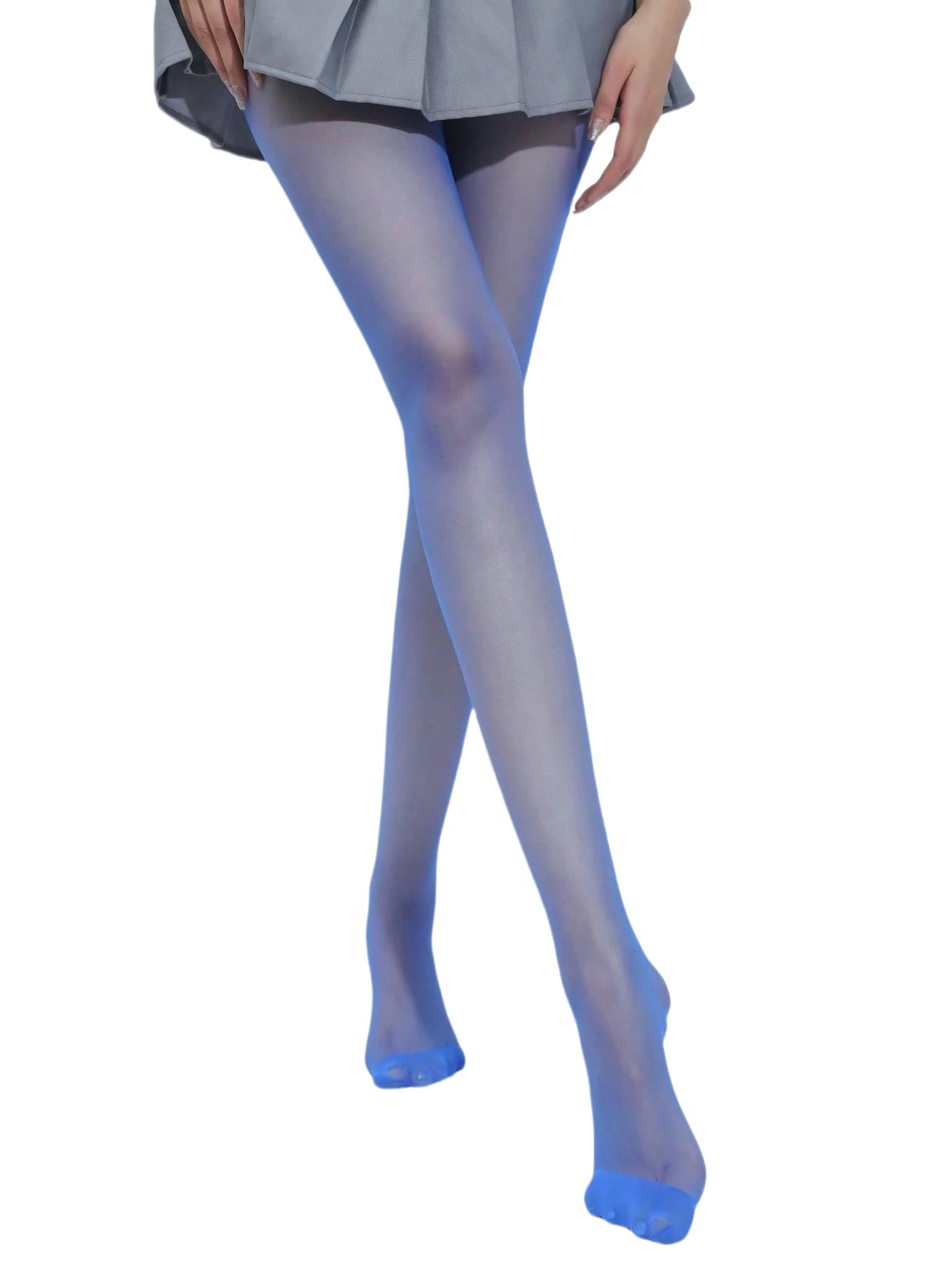 Malustar Bright Colour Sheer 10 Denier Tights (Royal Blue)