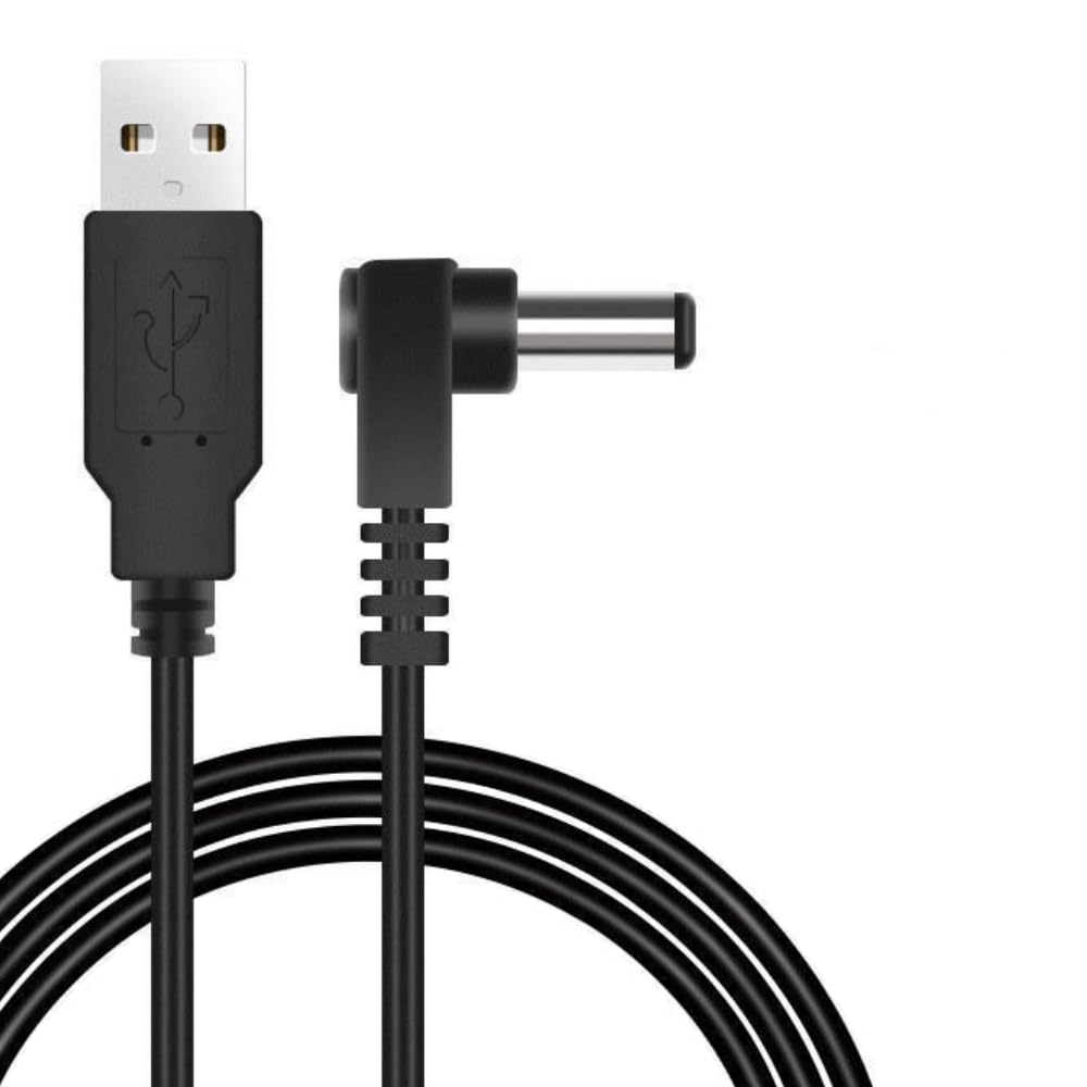 LARRITS 2M USB to 12V DC 3.5 Radar Detector Cable for Cobra, Whistler, Uniden / Beltronics Detectors