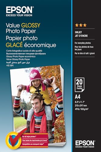 Epson C13S400035 Fotopapier, A4, 20 Blatt