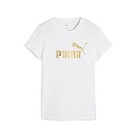 PUMA T-Shirt Unisex Ess Metallic No. 1 Logo Tee (Confezione da 1)