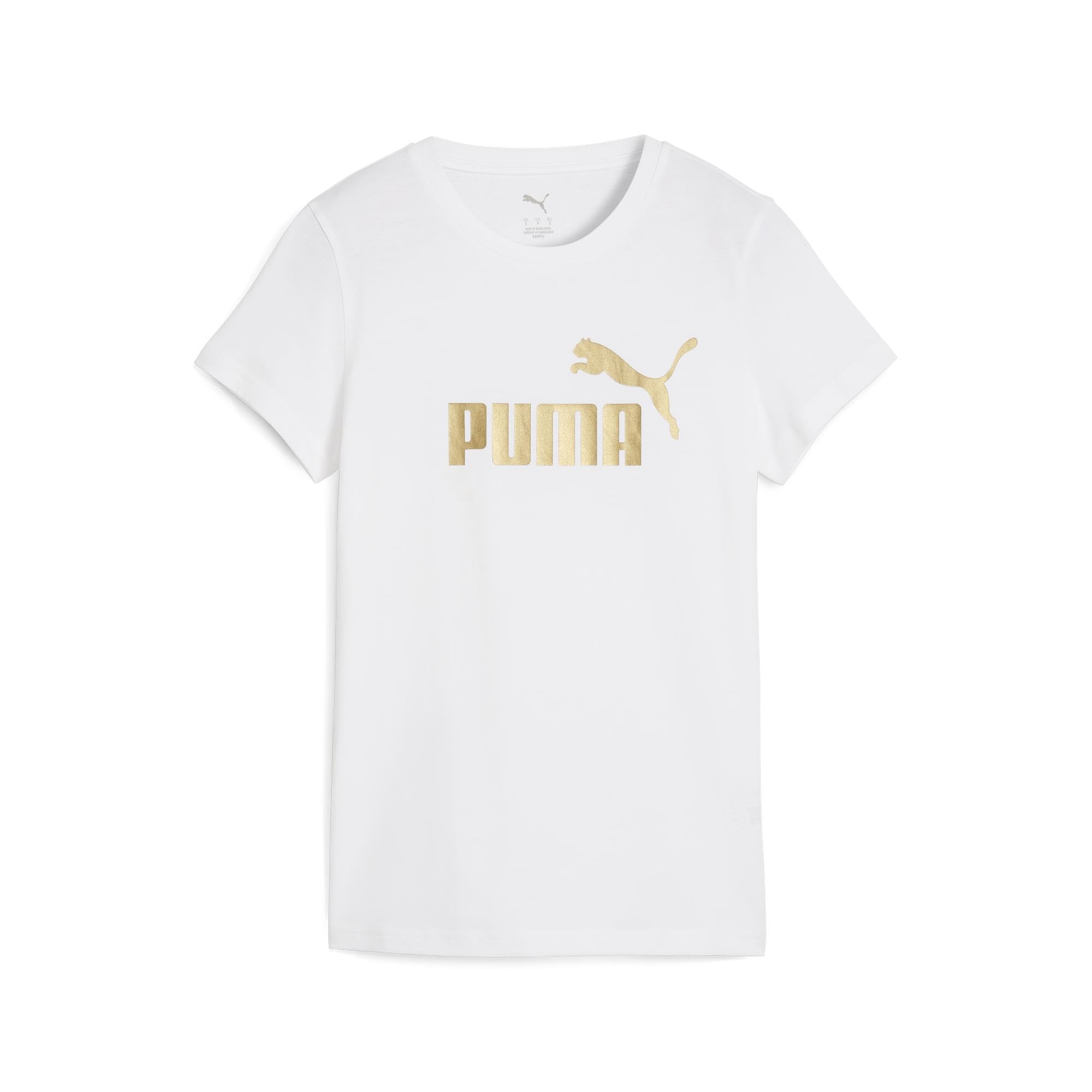 PUMA Damen ESS METALLIC No. 1 Logo T-Shirt