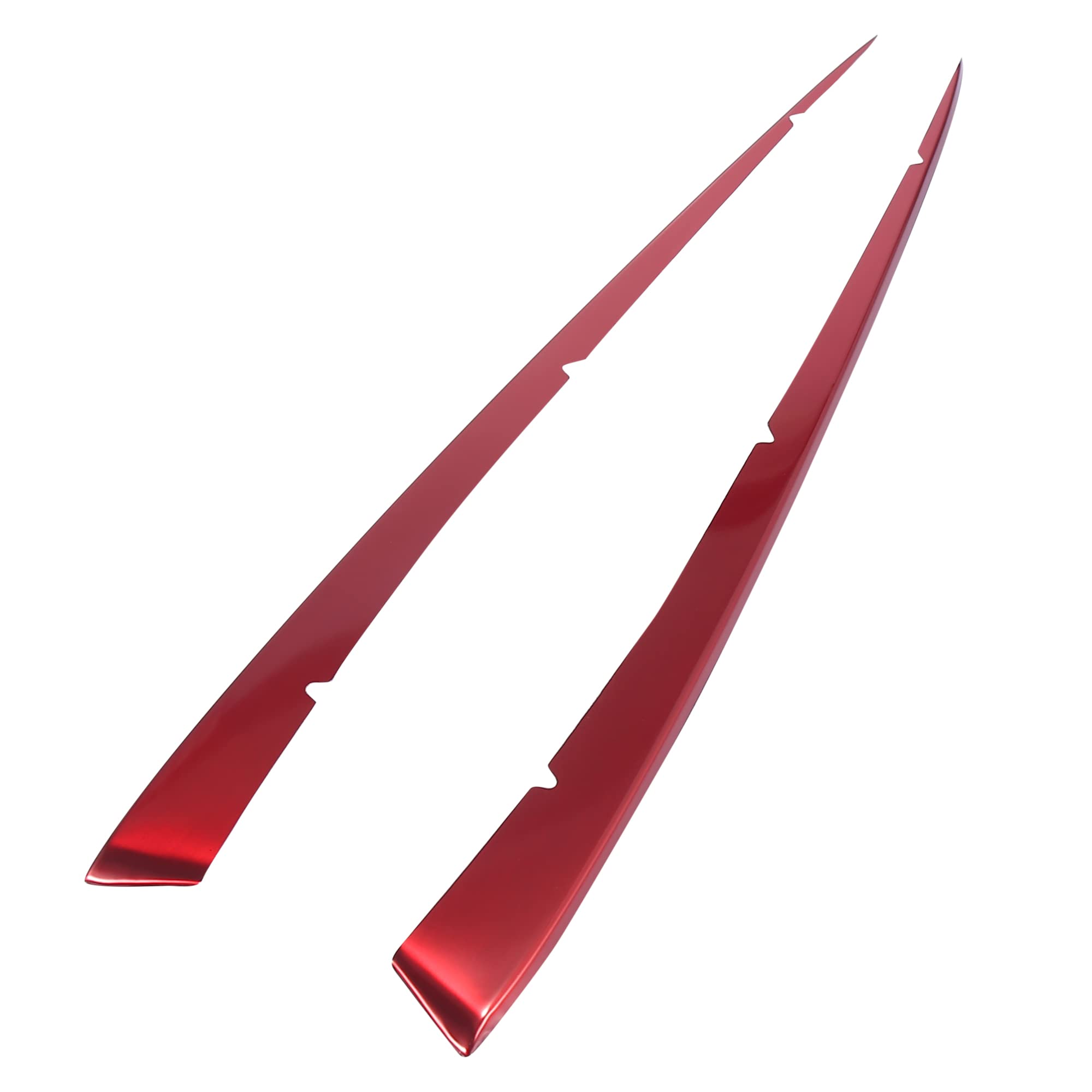 X AUTOHAUX 2pcs Front Center Hood Grille Grill Cover Trim for Toyota Camry SE XSE Models 2018-2021 Red Front Grille Cover Trim Protector Sticker