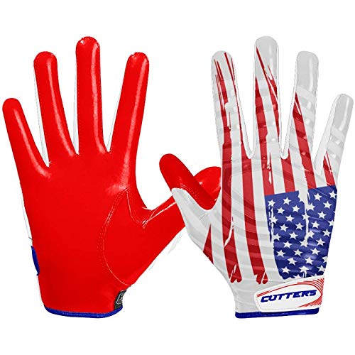 Gants de football américain enfant Cutters S252 pour les matchs de club
