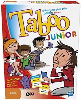 Hasbro Gaming Taboo Junior Gioco in scatola per bambini da 8 anni in su, 14334103