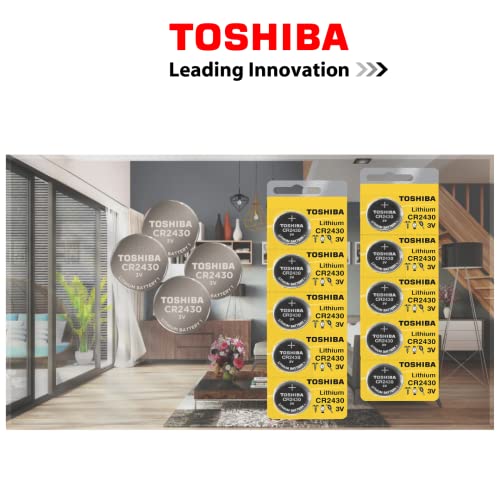 Pilas de botón Toshiba CR2430 3V Litio Pack 40 miniatura 2