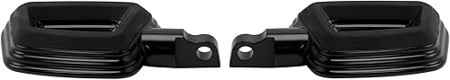 Miniatura 6 de TCT-MOTORPARTS Estriberas de estilo de montaje macho negro para Harley Touring Street Glide Softail