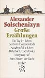 Grosse Erzählungen: Ein Tag im Leben des Iwan Denissowitsch. Zwischenfall auf dem Bahnhof Kratschetowska. Matrjonas Hof. Zum Nutzen der Sache - Alexander Solschenizyn