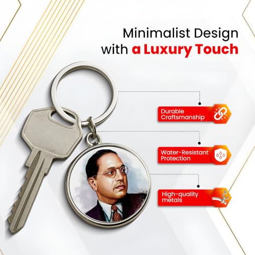 Image of MG | Protective Evil Eye /Spiritual Symbols /Om /Motivational Keychains | Double-Sided Metal Key Ring | Good Luck and devine Charm for Car, Bike, Home & Office