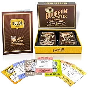 Bourbon Gifts for Men Trivia Card Game by Bourbon Trek – Embark on a Journey of Facts & Lore – Unique Whiskey Gift for…