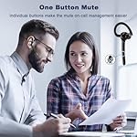 Bluetooth-Headset-Wireless-Bluetooth-Earpiece-with-500mAh-Charging-Case-72-Hours-Talking-Time-Built-in-Microphone-for-iOS-Android-Cell-Phone-Hand-Free-Headphones-for-TruckerElectroplated-black