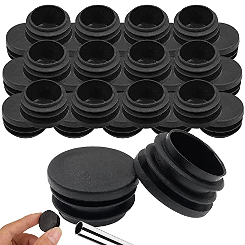 GZLCEU 30 tapas protectoras de plástico para patas de silla, para tubos de acero, mesas, sillas,...