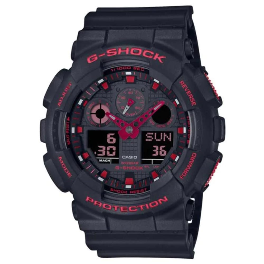 Orologio da uomo digitale analogico nero CASIO G-SHOCK GA-100-1A1DR mai