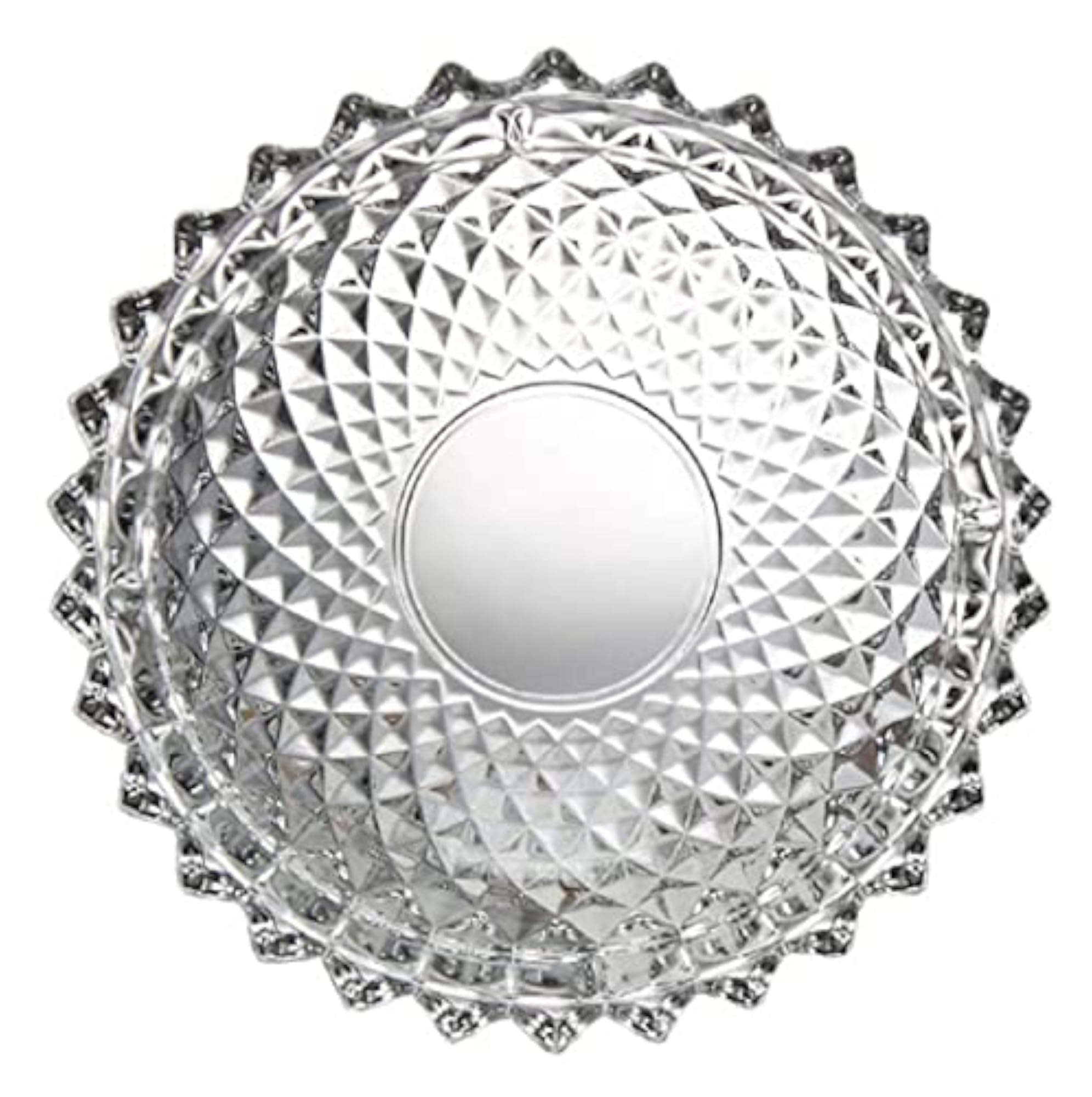 Unique Round Glass Cigarette Ashtray