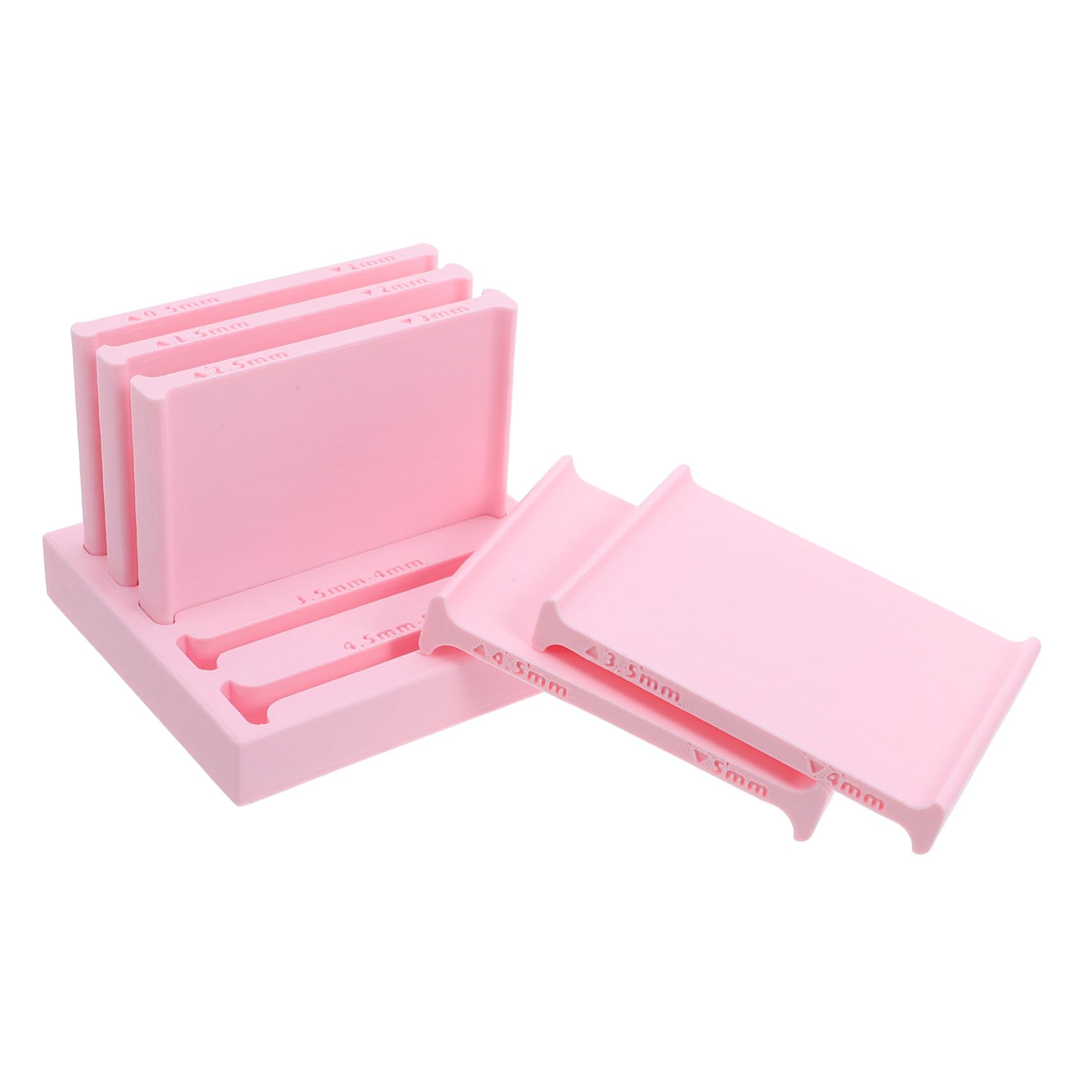Artibetter Kit di Strumenti per Argilla Polimerica Guida per Rulli, Design Misurazione Precisa in PLA, Set 1 Pezzo per Modellare e Creare Manualmente