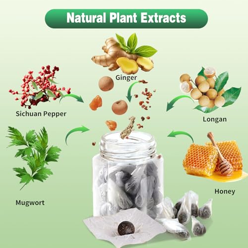 image for KUNJAYER Mugwort Belly Patch with Natural Wormwood Essence for Men & W