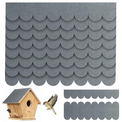 53 Stück Dachschindeln Für Vogelhaus Dachpappe Selbstklebend Dachschindeln Schindeln Vogelhaus Dachpappe Schindeln Dachpappe Vogelhaus Ist Geeignet Für Nistkästen Kaninchenställe Insektenhotels