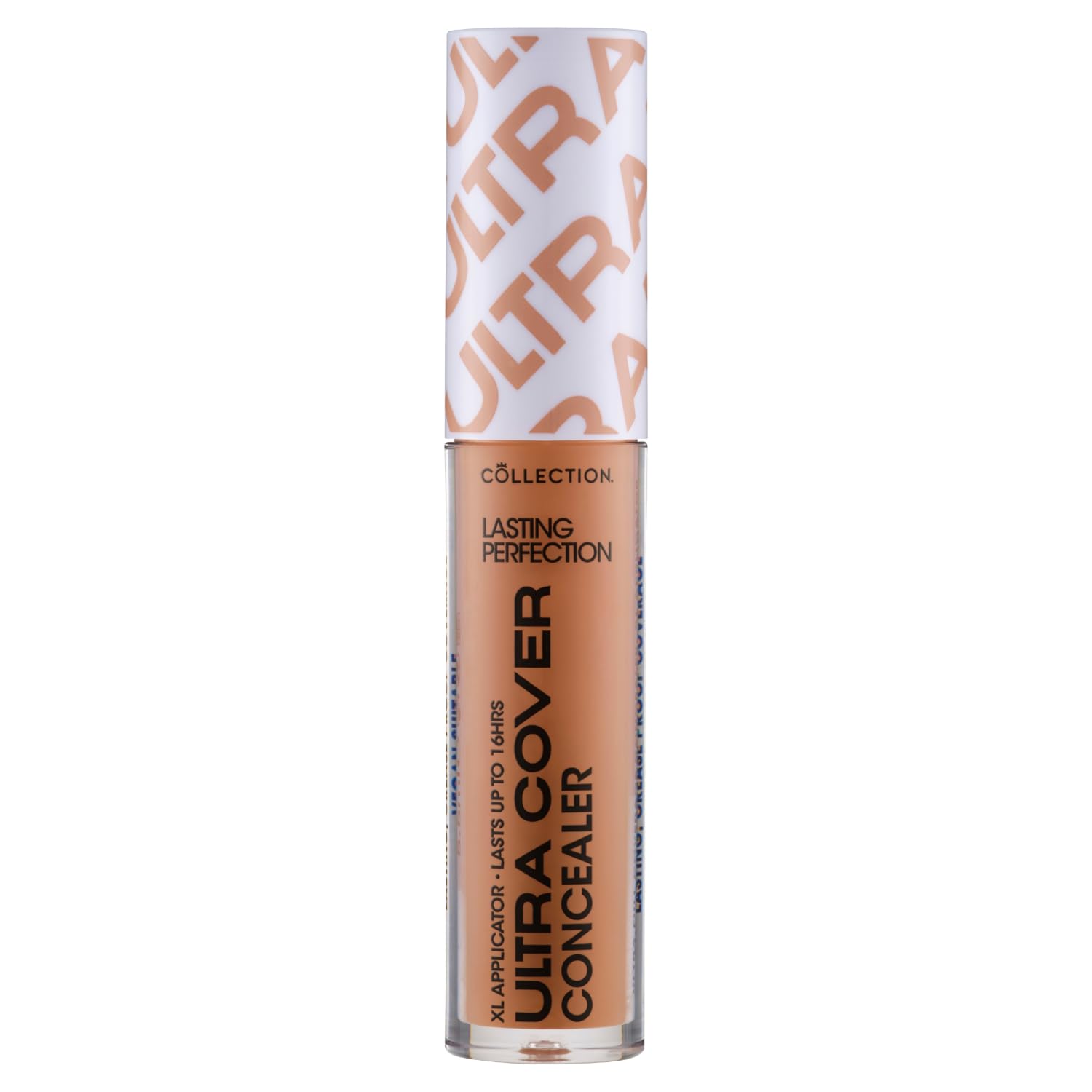 Collection Cosmetics Lasting Perfection Ultra Cover Concealer, Up to 16hr Wear, XL Applicator, Porcelain Cool (Cocoa Warm)