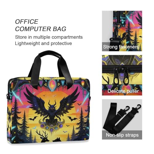 Maletín portátil tipo bandolera para laptop 15.6 pulg miniatura 6