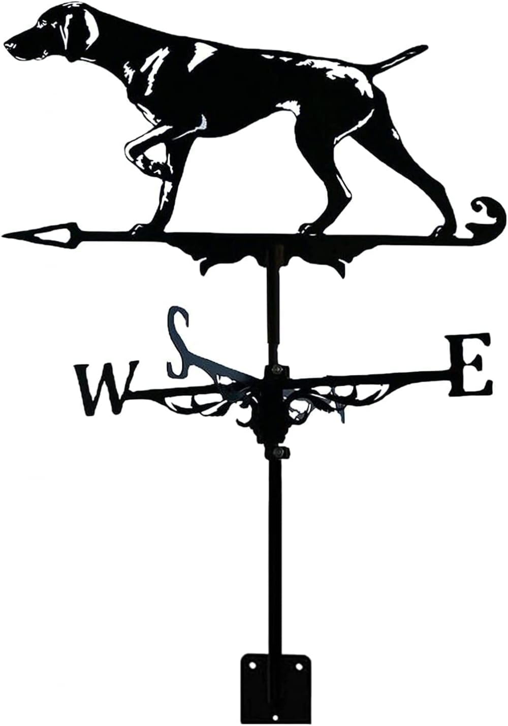 CZYLJLK Weather Vane Ship Stainless Steel Weathervane Wind que Style Weathercock Measuring Tools Garden Decoion