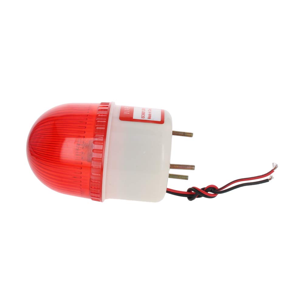 Othmro Warning Light Bulb - 24V 3W Red Flashing Signal Tower Lamp For Industrial Equipment