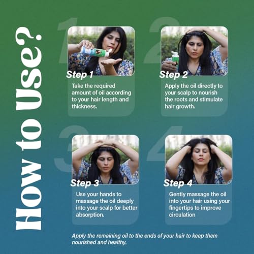 Image of NIDHI'S GRANDMAA SECRET 13 Herbs Hair Oil for Hair Growth & Hair Fall Control | Handmade Oil with Aloe Vera, Curry Leaf & Amla | For Dry, Damaged, Frizzy Hair | Men & Women - (Pack of 2, Each 100mL)