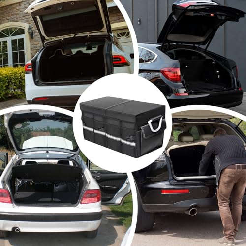 Organiseur de coffre de voiture pliable à compartiments multiples pour les courses - 6