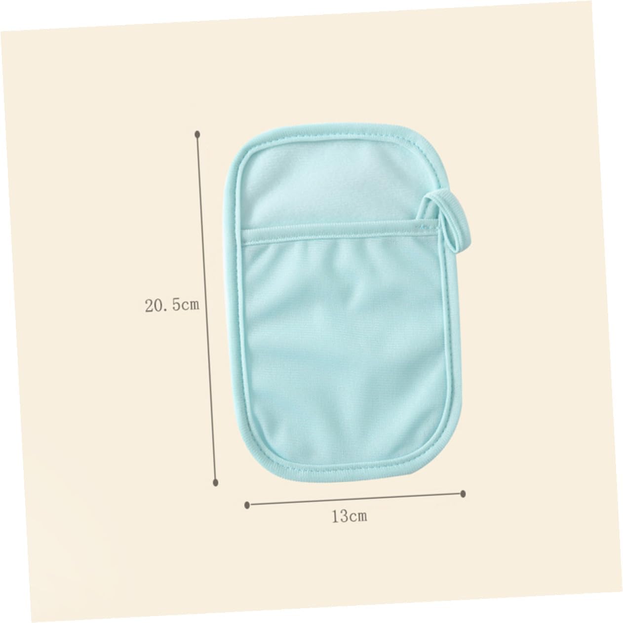 LABRIMP 4Pcs Bath Mitt with Thumb Ring Soft Cotton and Polyester Gentle Scrub for Newborns and Adults Dual-Sided Bathing Gloves for Sensitive Skin Random Color