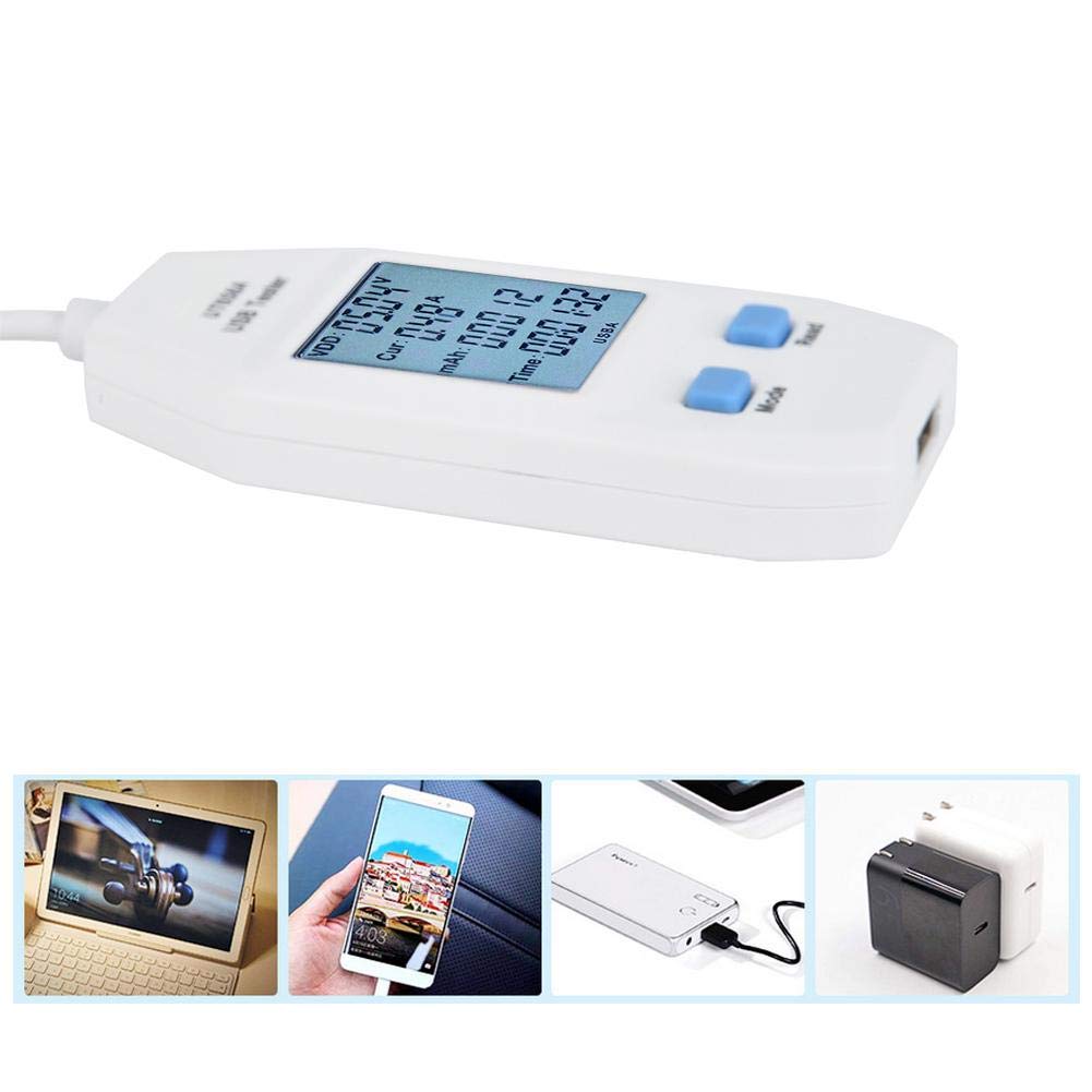 Misuratore Di Tensione USB Tester, Misuratore Elettrico USB Tester 4 30v 0 6 5a Wattmetro Voltmetro Amperometro Capacita Caricabatterie Rilevatore 98130903 - Foto 11