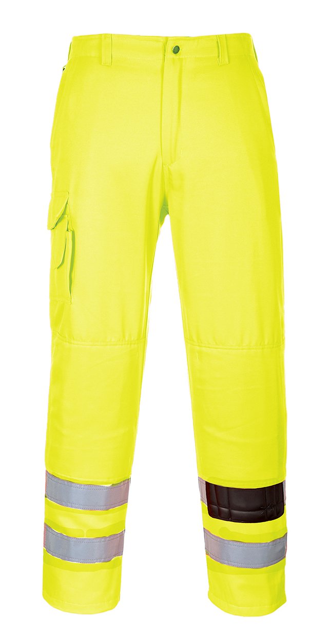 Portwest E046 Pantalón Combat Dos Bolsillos Traseros de Parche Reflectante