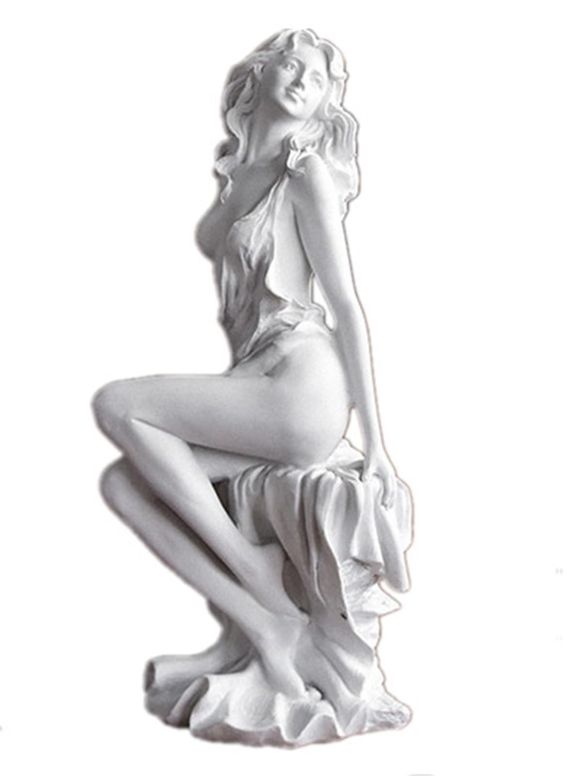 Habitz Women's Nsdx08 Greek Goddess Figurine Resin Statue Classic Aphrodite Sculpture Bonded Marble Polyresin Adorn Desktop Bookcase Wall Shelves Home Office Decoration Accessories(Nsdx08)