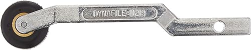 Dynabrade (11219) Conjunto de brazo de contacto | Rueda de goma redondeada de 1 pulgada de diámetro x 3/8 pulgadas de ancho, sin platina, para