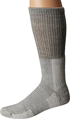 Thorlos mens Tkx Max Cushion Trekking Crew athletic socks, Grey, Large US