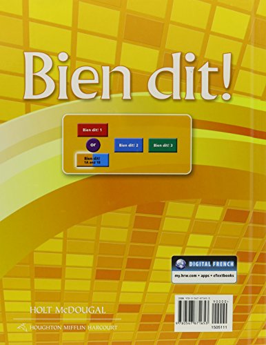 Bien Dit!: Student Edition Level 1a 2013 (French Edition) - Image 2