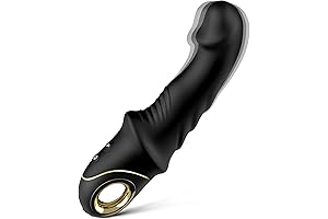 9-Inch Black Vibrator: G-Spot, Anal Pleasure, and Clitoral Stimulation