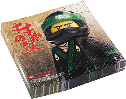 Preisvergleich Produktbild LEGO Ninjago Servietten 33x33cm 20 Stück