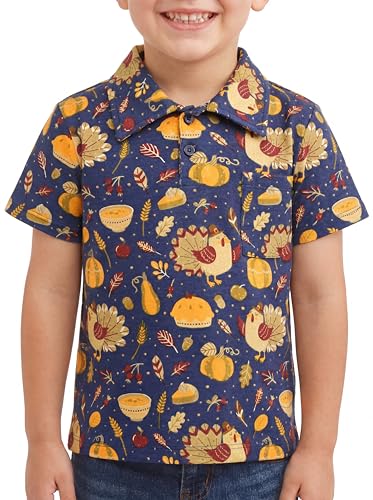 Image of Unique Baby Moisture Wicking Kids Polo Shirts for Toddler Boys Polo Shirt