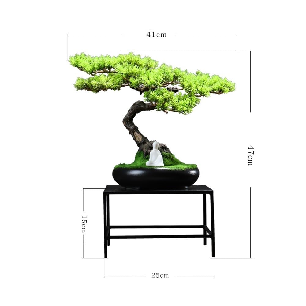 Artificielle Bonsaï Bonsaï Artificiel en résine, décoration légère et Luxueuse for Salon, entrée, Bureau Plante Artificielles