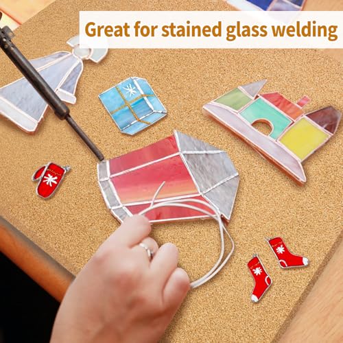 1234x1234x0534 stained glass supplies - heat resistant work surface cutting mat starter kit tools for table amp countertop protection