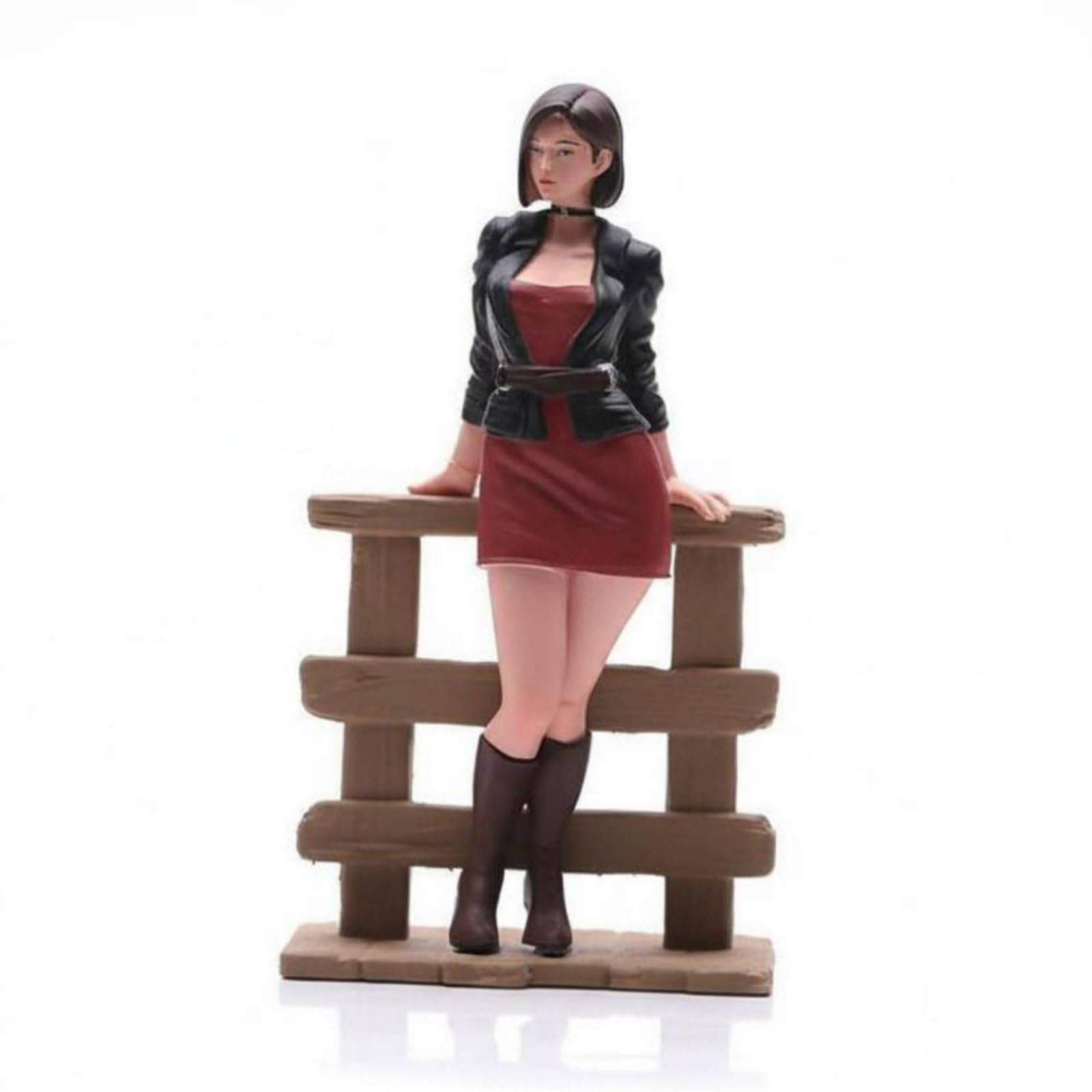 Miniaturfigur Dekorationsfigur Sammelfigur Resinfigur Detailreiche mit Natürlichen Proportionen Leuchtende Farben für Diorama Schreibtisch Präsentation, 1/18 Fein Bemalt Mit Gesichtszügen