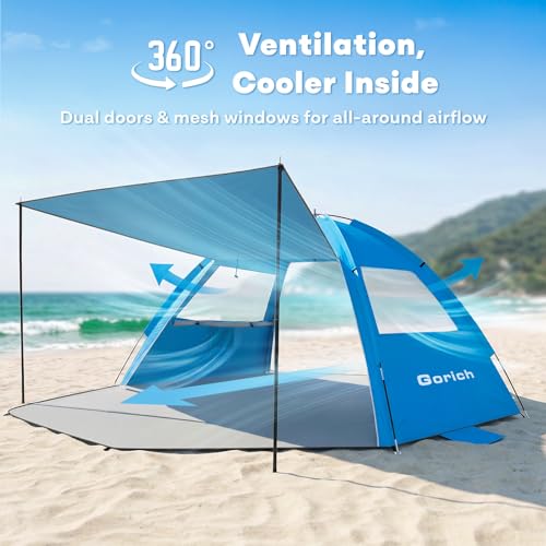 Gorich Beach Tent with Canopy