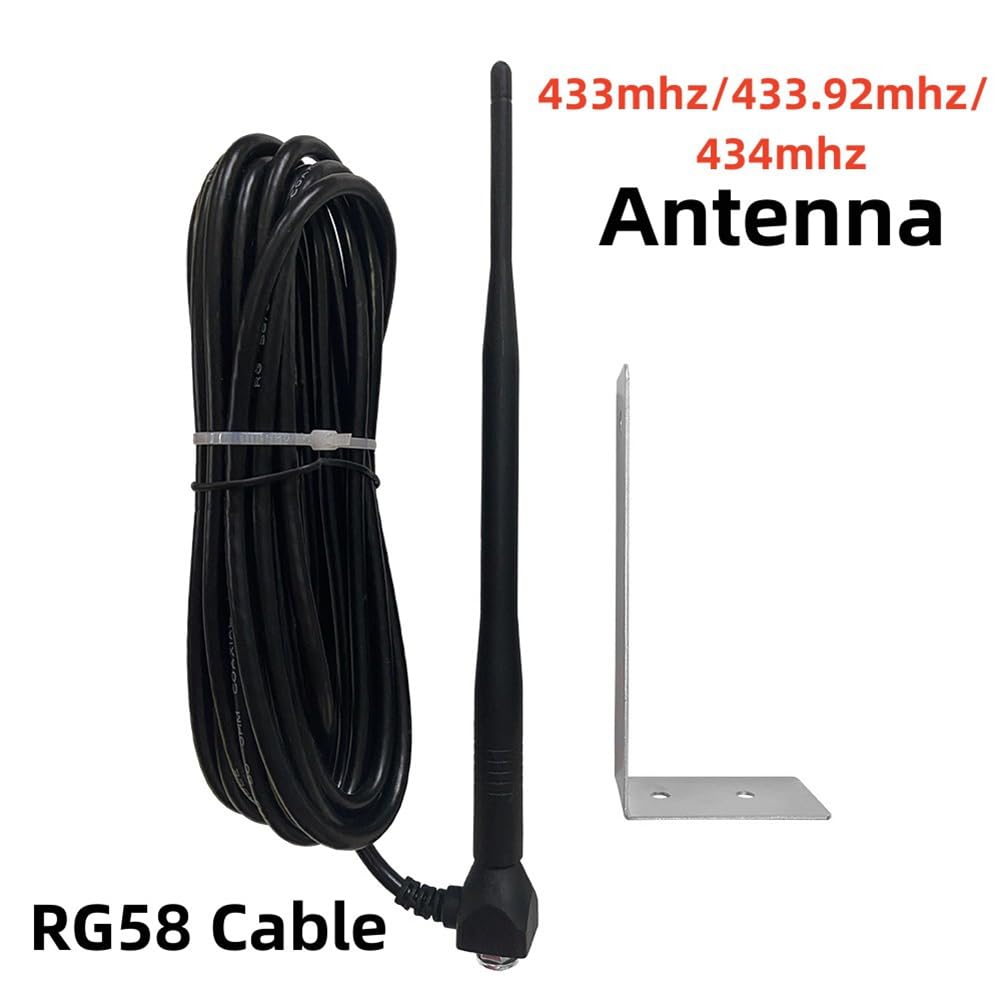 Pour les Appareils Électroménagers, L'Antenne Externe de Porte de Garage. pour la Télécommande de Garage 433,92 MHz, Antenne de Signal 433 MHz