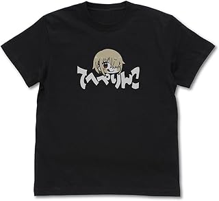 【公式】二次元コスパ ヘブンバーンズレッド 月歌の「てへぺりんこ」 Tシャツ BLACK Lサイズ