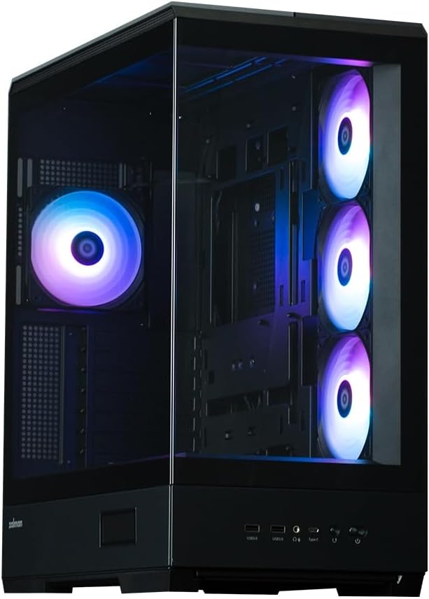 Zalman P50 DS PC Case with front and side glass panels