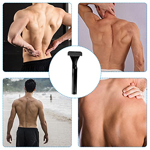 Rückenrasierer Herren, AZ GOGO Körperrasierer mit 1 Ersatzklinge, Faltbare Rücken-Rasierapparate Rasierer Herren… - Image 8