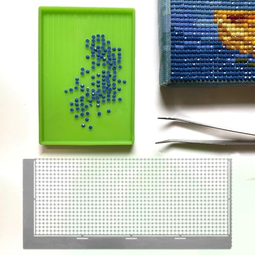 Regla de malla de acero inoxidable para pintura con gemas sin deformaciones 5