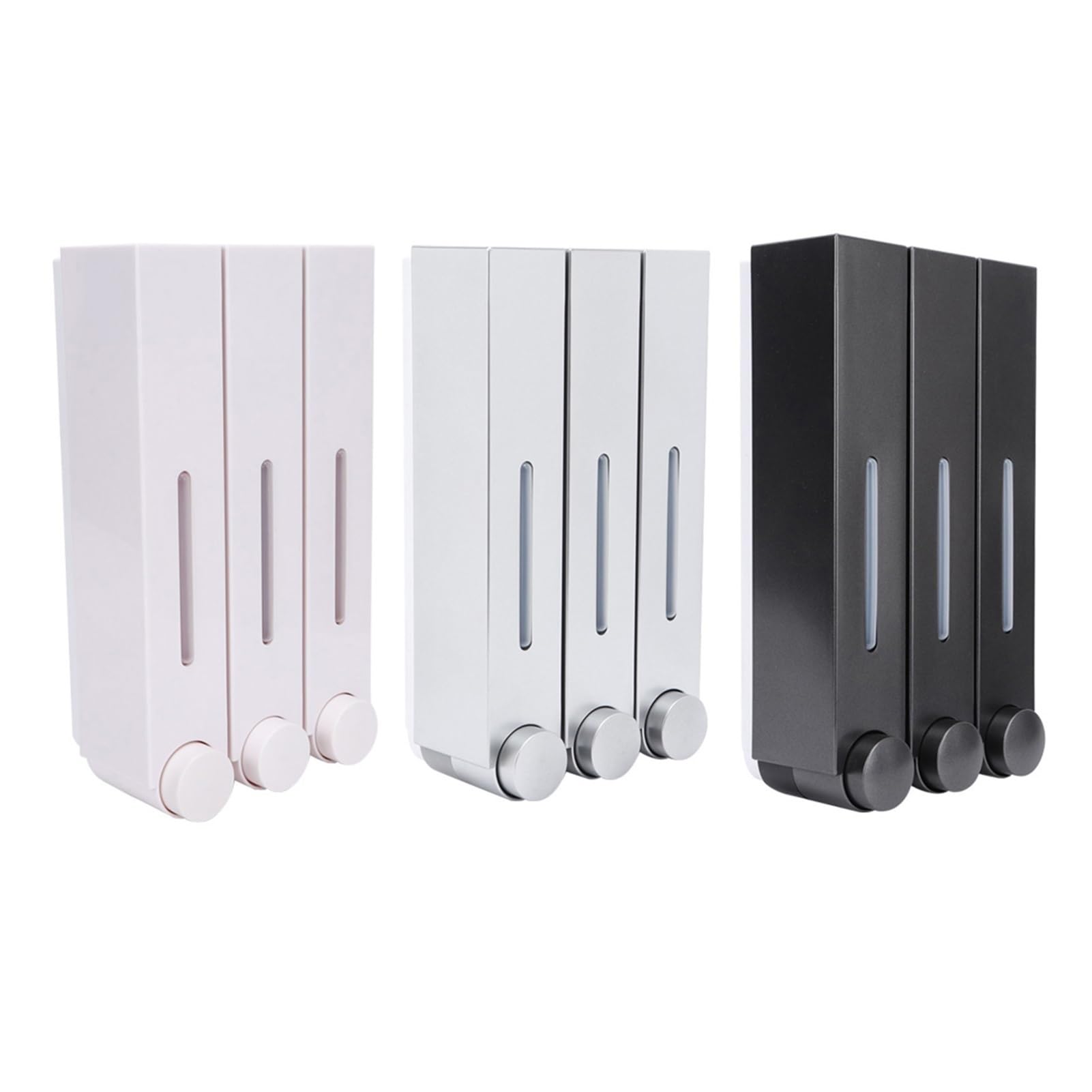 Dispenser Doccia Muro Dispenser for shampoo a tre teste da parete | Montare il dispenser di sapone liquido for doccia
