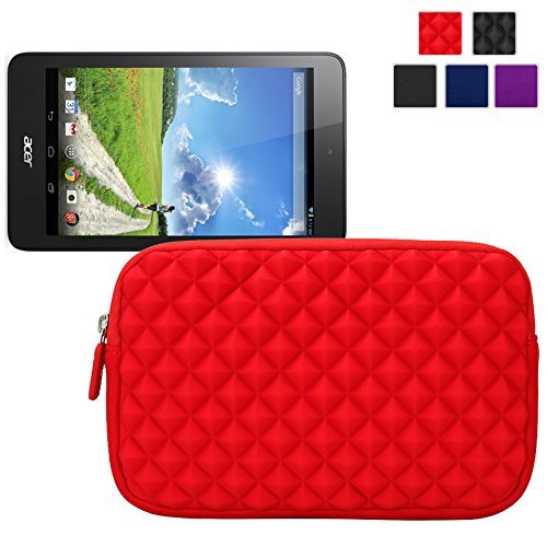 Evecase 7Inch Tablet Universal Diamond Neoprene Sleeve Case Bag for Acer Iconia One 7 (B1750