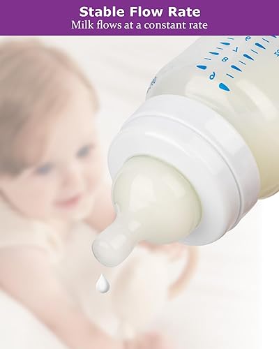 Miniatura 5 de Tetinas de silicona para biberones anticólicos Philips Avent, tamaño 1 pezón, 3.3 ft+, flujo lento, 4 unidades