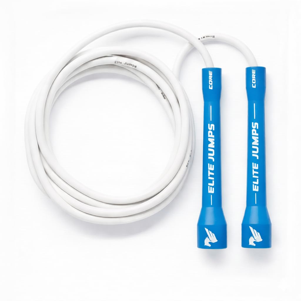 Core Jump Rope - Indoor/outdoor adjustable jump rope for Training and Fitness - 6mm PVC Skip Rope for Fitness - Unbreakable Handles with Tangle-Free Jumping Rope for Workout