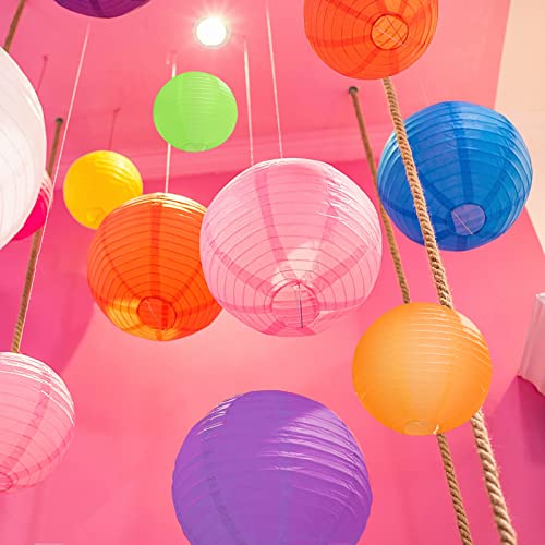 20 pezzi Lanterne di Carta Rotonde Cinesi MEZOOM